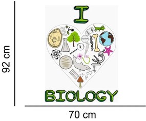 Sticker perete I Love Biology