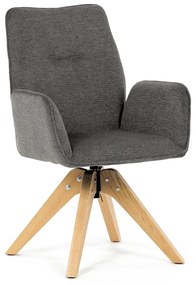 Scaun de sufragerie DCH-C2148 GREY2 cu materialimpermeabil