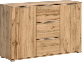 Comoda ZELE, stejar wotan, PAL laminat, 135x41x86 cm