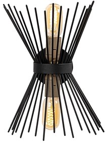 Aplică metalică Opviq lights Glykera, negru