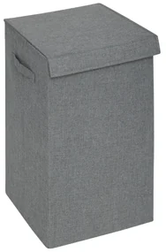 Cos rufe Concret Gri, poliester, 37 x 36.5 x H 60 cm, 74 litri, 2 compartimente