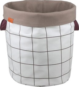 Coș de rufe crem din material textil 5 l Mesh – Mette Ditmer Denmark