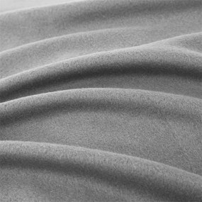 Cearsafuri de pat,gri, 2 buc.,lana de poliester, 100x200 cm 2, Gri, 100 x 200 cm