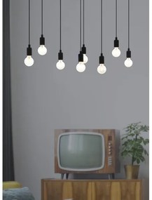 Eglo 43322 - Lustră pe cablu HOGSMILL 8xE27/40W/230V