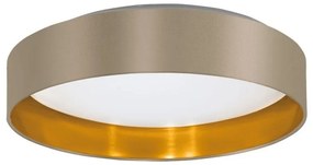 Plafoniera LED design modern MASERLO 2 taupe/auriu 99541 EL