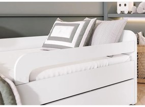 Pat pentru copii alb cu somieră 80x160 cm Duuli – ELTAP