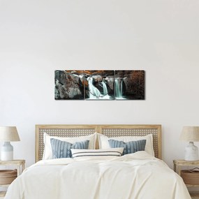 Tablou - Cascade (cu ceas) (90x30 cm)
