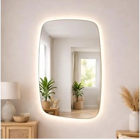Baltica Design - Oglindă LED cu iluminare integrată STONE CALM LED/15W/230V 4500K 90x60 cm IP65