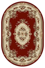 Covor clasic cu flori oval 575 Selectează mărime: 060 X 110