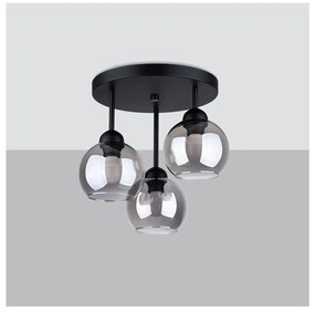 Plafonieră neagră ø 15 cm Grande – Nice Lamps