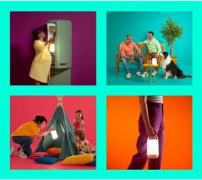 WiZ - Lampă portabilă LED RGBW reglabilă MOBILE LED/13,5W/5V Wi-Fi