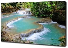 Tablou pe pânză Cascada din pădure