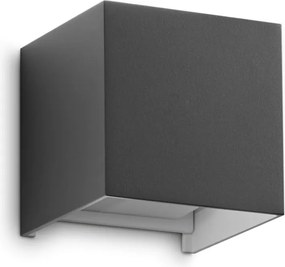 Aplica LED exterior ambientala IP54 ATOM AP D10 ANTRACITE 4000K