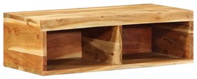 vidaXL Dulap TV montat pe perete 60x30x19 cm, lemn masiv de acacia