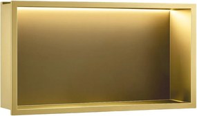 RAFT BAIE INCASTRAT PERETE LED 30x60 brush gold