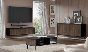 Măsuță cafea IV Wenty (alb + Stejar catania + Auriu). 1125168