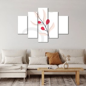 Tablou - Abstracție florală roz N⁰3 (150x105 cm)