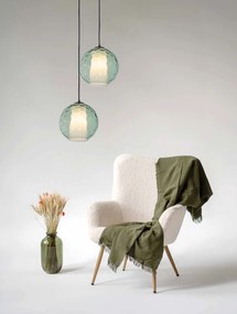 Pendul design modern Pinco negru nisipos, verde