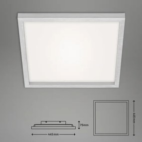 Plafonieră LED dimabilă LED/24W/230V 3000-6500K Briloner 7371-014 + telecomandă