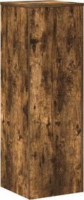 vidaXL Suport de plante, stejar fumuriu, 33x33x100 cm, lemn prelucrat