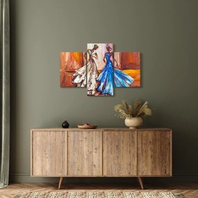 Tablou - Dansatoare, pictură în ulei (90x60 cm)