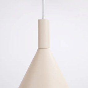 Sollux SL.2524 - Lampă suspendată pe cablu NOX 1xE27/15W/230V crem