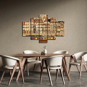Tablou - Cartierul Waterfront, Portugalia (150x105 cm)