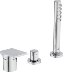 Baterie cada - dus Ideal Standard Atelier Extra crom lucios cu 3 elemente