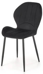 Scaun K538 velvet negru H85 cm