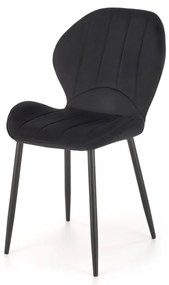 Scaun K538 velvet negru H85 cm