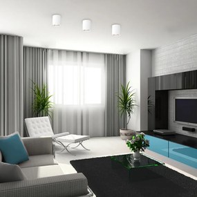 Spot aplicat design minimalist Kobald alb mat