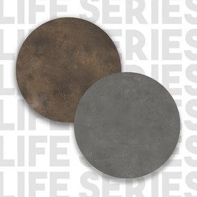 Biblioteca Living LF1-GP, PAL Melaminat, Gri / Bronz