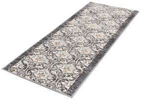 Covor tip traversă gri închis-fildeș 67x200 cm Soft Viskan – FD