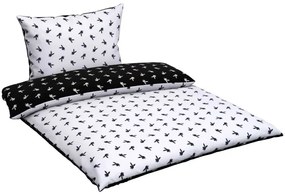 Playboy Monochrome set de lenjerie de pat 140×200cm, 70×90 cm