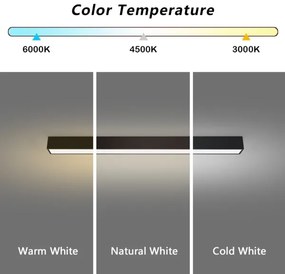 Immax NEO 07255L - LED LUNGO 20W/230V Wi-Fi Tuya negru + DO, stins reglabil