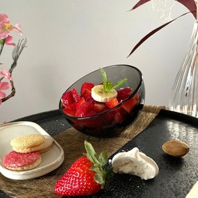 Bol din sticlă La Rochére Bubble, gri