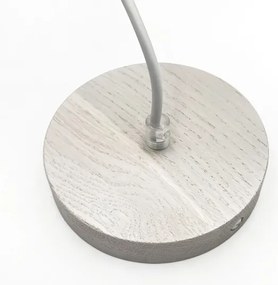 Lustră suspendată pe cablu AIDA 1xE27/60W/230V Ø 25 cm stejar/alb