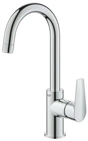Baterie lavoar Grohe BauEdge New L crom gat de lebada