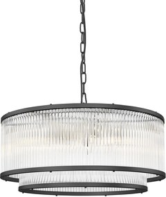 Zuma Line Sergio lampă suspendată 6x60 W negru P0528-06H-P7AC