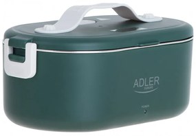 Cutie alimentara electrica Adler AD 4522, 45W, 0.8 L, Pana la 70°C, Recipient din otel inoxidabil, Geanta termica, Verde