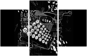 Tablou - Desen în stilul lui Banksy (90x60 cm)