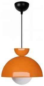 Lustră pe cablu SALVA 1xE27/15W/230V portocalie
