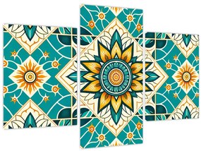 Tablou - Model turcoaz (90x60 cm)