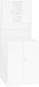 vidaXL Dulap mașină de spălat, alb