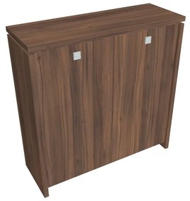 Dulap mediu Verno 128 x 46 x 130 cm, nuc