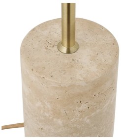 Veioză bej cu abajur din metal (înălțime 45 cm) Sheffield – House Nordic