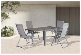 Set mobilier de grădină Numeral (gri închis) (pentru 4 persoane). 1116424