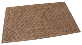 Covoraș pentru curățare textil Bricks Squares 45 x 75 x 1 cm, maro