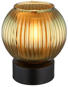 Veioza/Lampa de masa design modern ZUMBA negru/verde