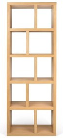 Bibliotecă în culoare naturală cu aspect de lemn de stejar 70x198 cm Berlin – TemaHome